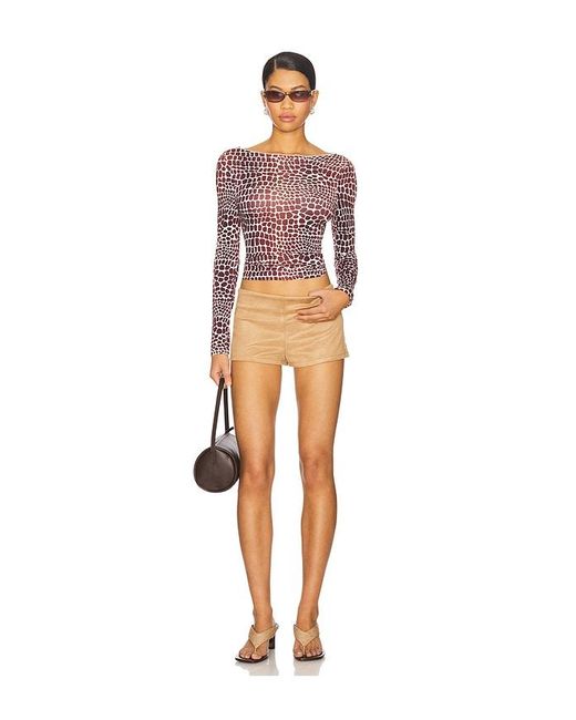 Miaou Red Amelia Top