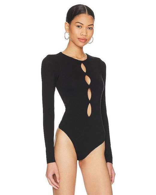 AFRM Black X Revolve Ellio Bodysuit