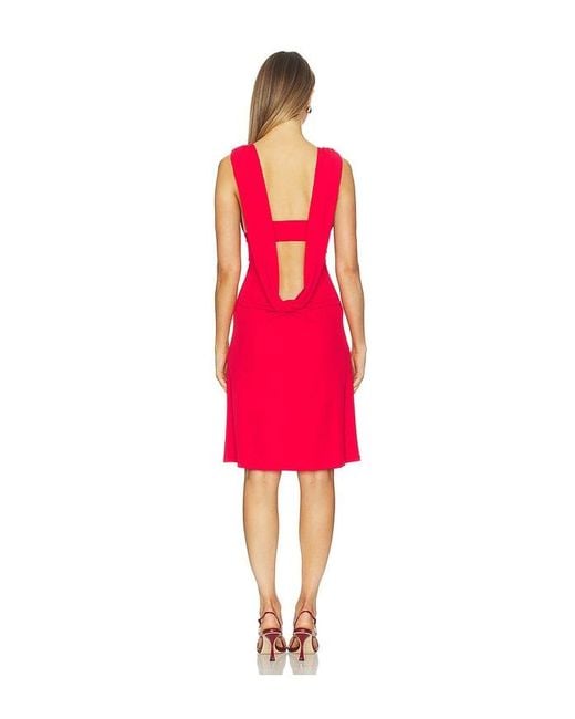 geel Red Sabrina Dress