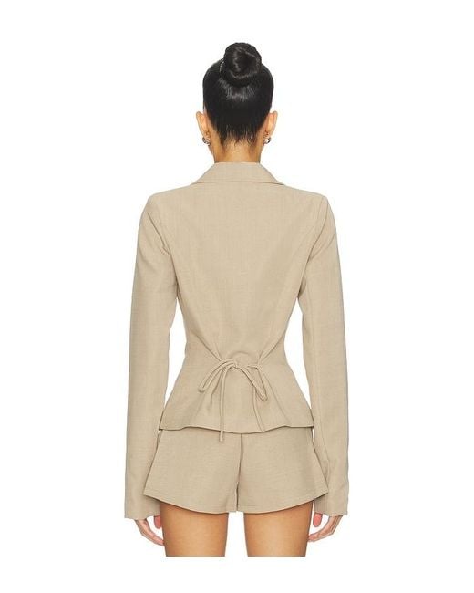 SNDY'S Natural Liana Cinch Blazer