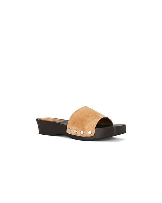 Madewell White Vanessa Suede Clog