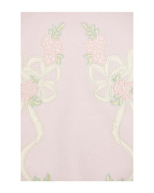 Loralai Knit Top en Rose For Love & Lemons en coloris White