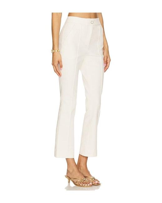 Veronica Beard White Kimra Pant
