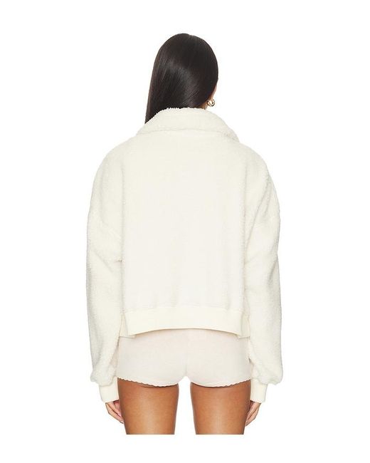 Free People White Alpine Sherpa Cardi