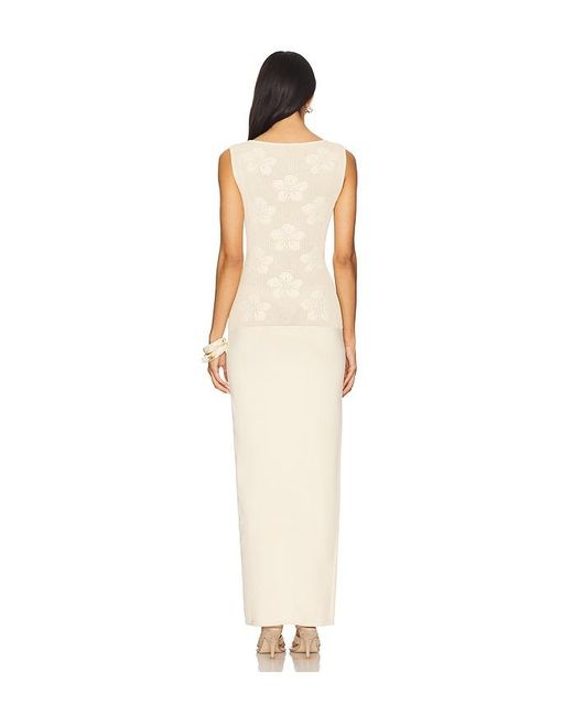 Lovers + Friends White Aubery Maxi Dress