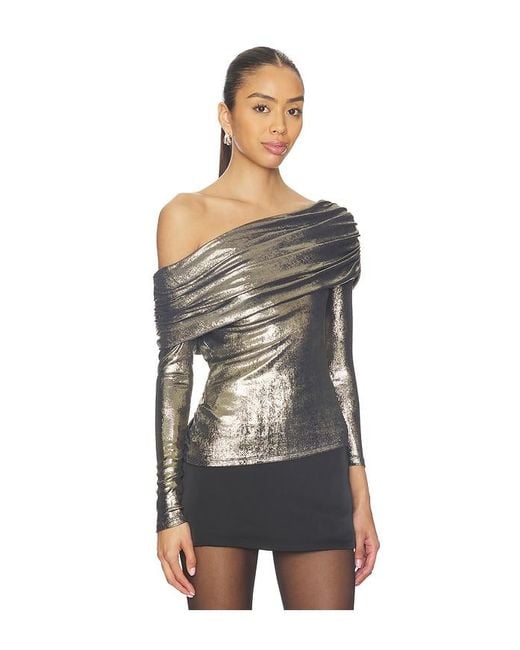 Lovers + Friends Black Jazz Top