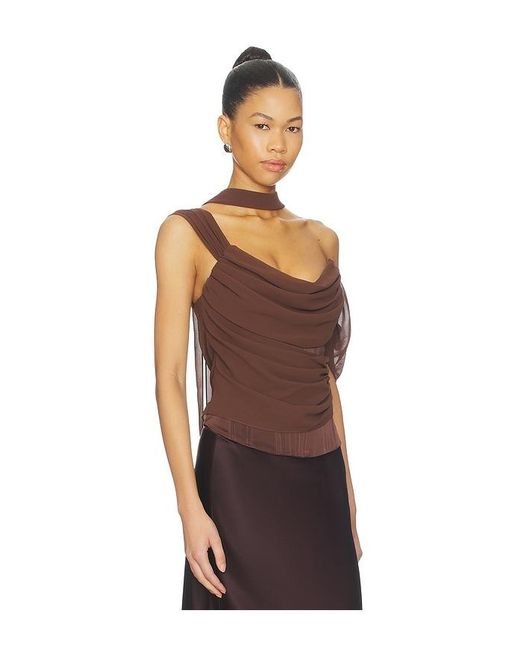 LPA Brown Adara Corset Top