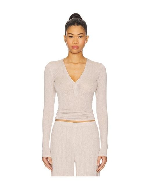 Negative Underwear Natural Langarm-Oberteil Whipped