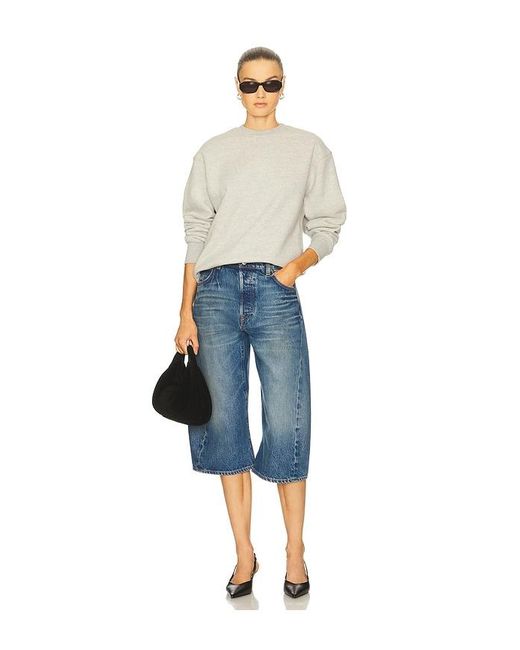 GRLFRND Natural Essential Crew Neck Sweatshirt