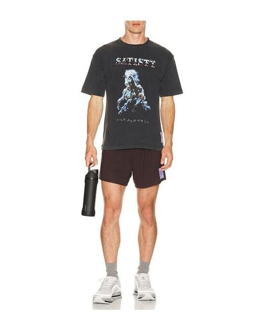 Satisfy Black Mothtech T-Shirt for men