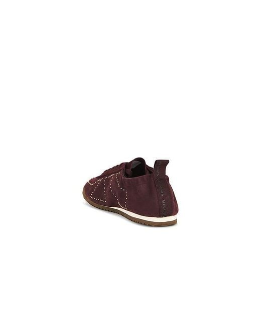 AllSaints Brown Kenny Stud Runner Sneaker