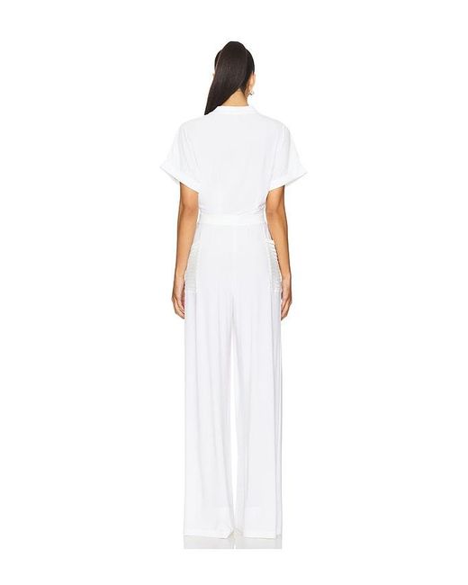 Norma Kamali White Geralyn Jumpsuit