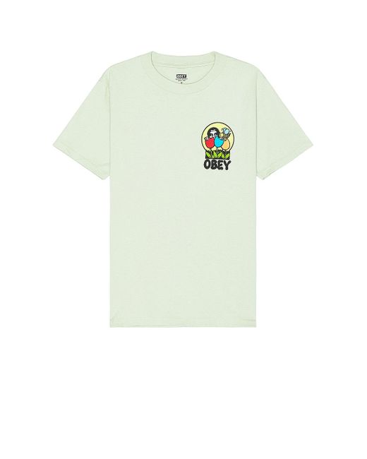 メンズ Obey Tシャツ Multicolor