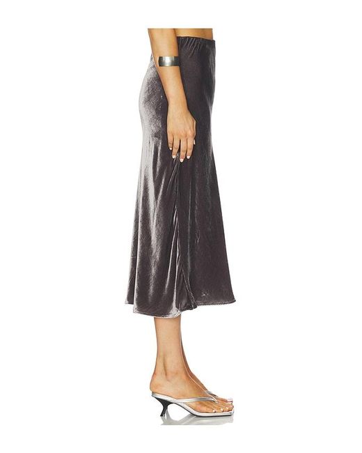 Marques'Almeida Black Bias Midi Skirt