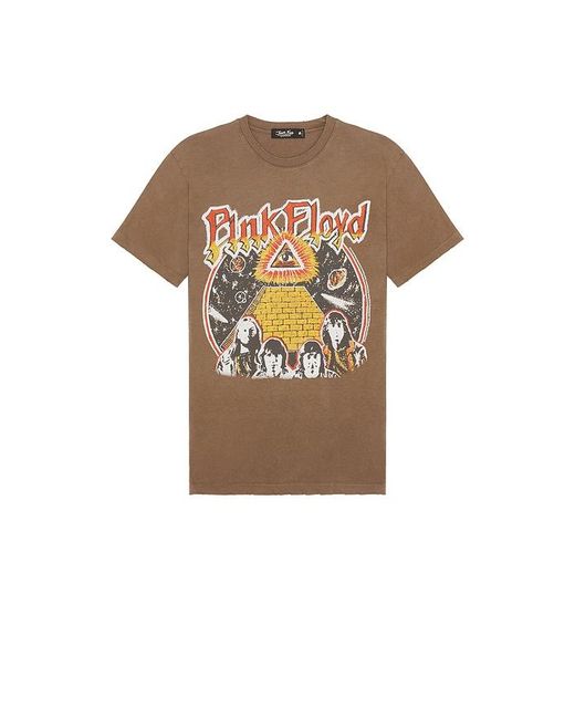 Junk Food Multicolor Floyd Pyramid Vintage Tee for men