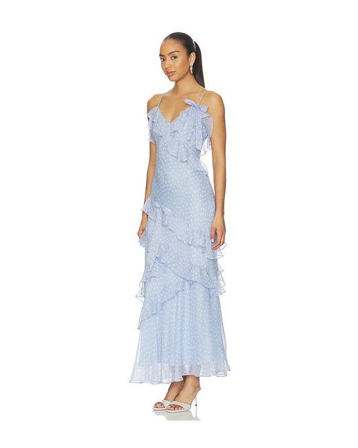 Astr Blue Amiya Dress