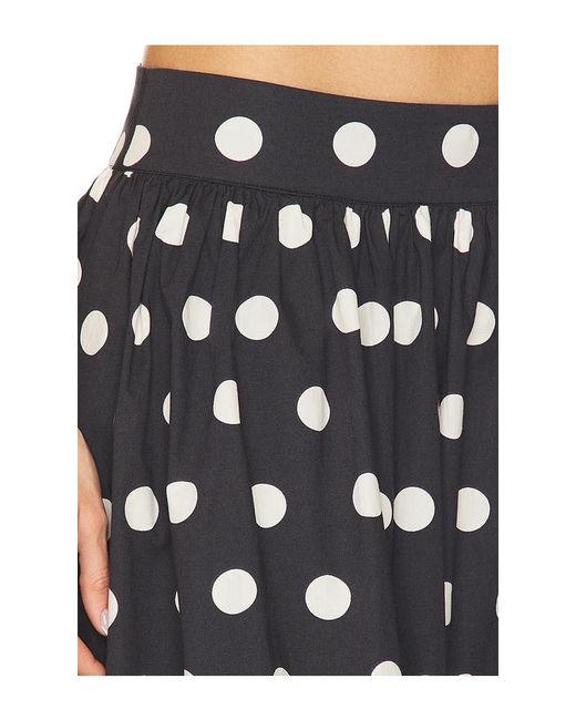 Lovers + Friends Black Deven Midi Skirt