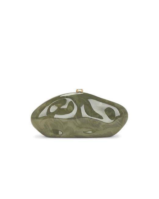 Cult Gaia The Caldera Clutch Green