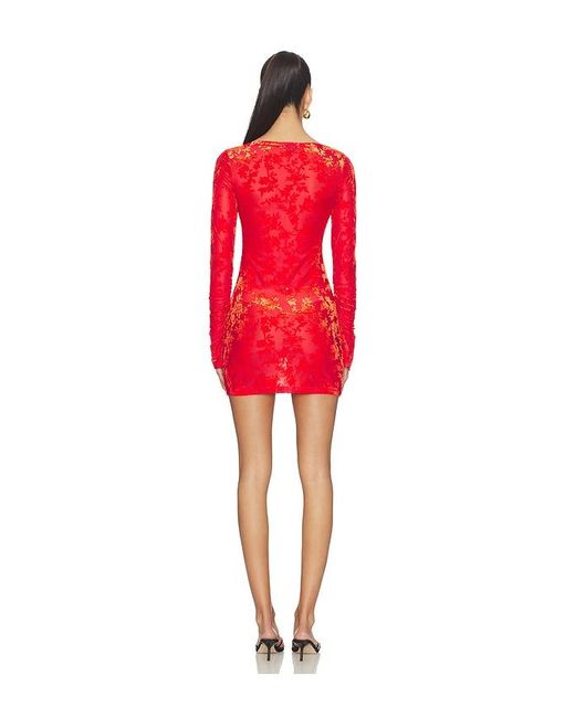 SNDY'S Red Zena Mini Dress