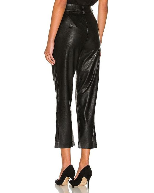 Commando Black Faux Leather Trouser