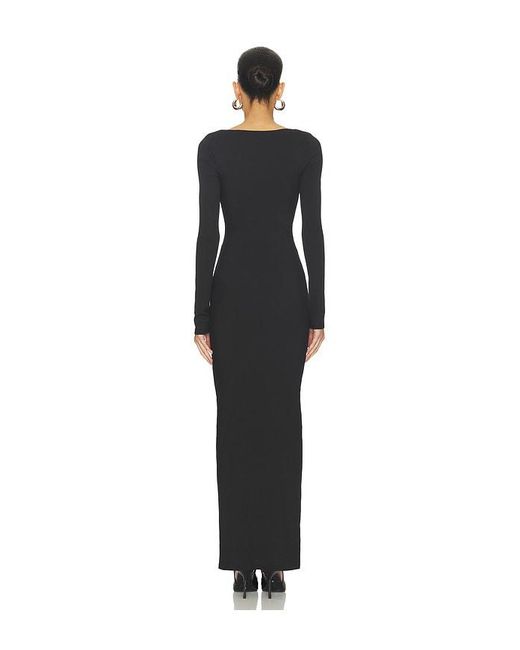 ALL THE WAYS Black Anneliese Maxi Dress