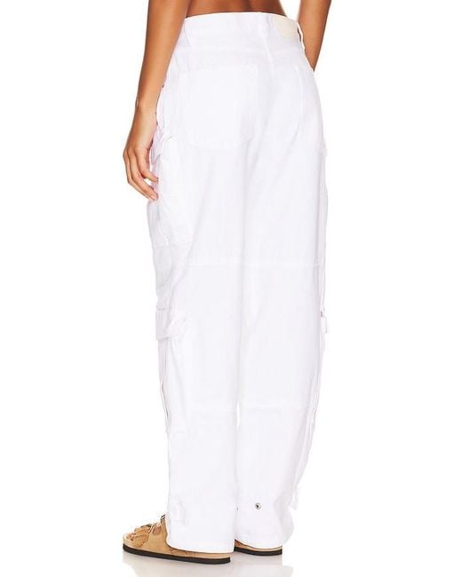 GRLFRND White Lex Cargo Jeans
