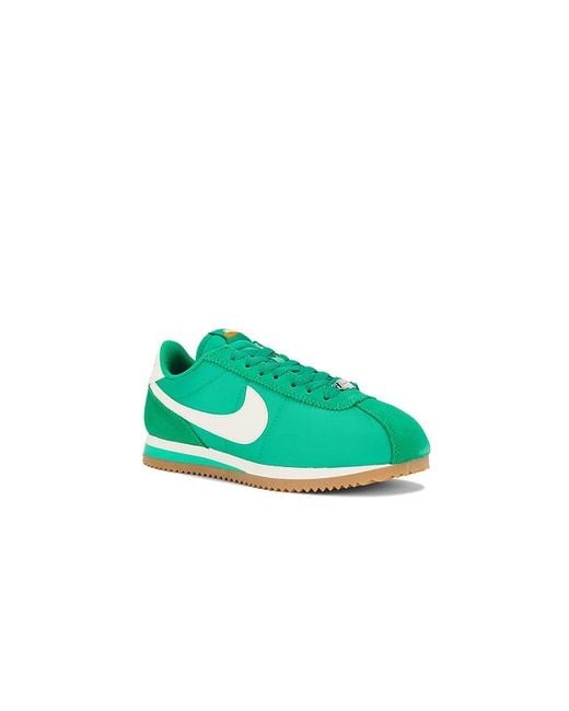 Nike Green Cortez Textile Sneaker