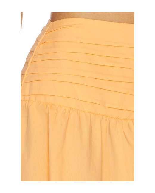 Peixoto Orange Rowan Maxi Skirt
