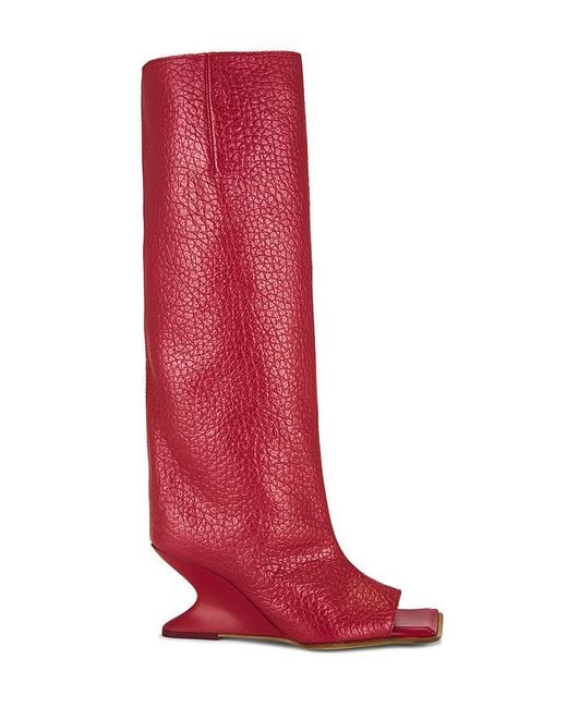 Miista Red Salima Open Tall Boot