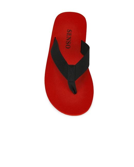 Senso Red Flip Flops Kenny
