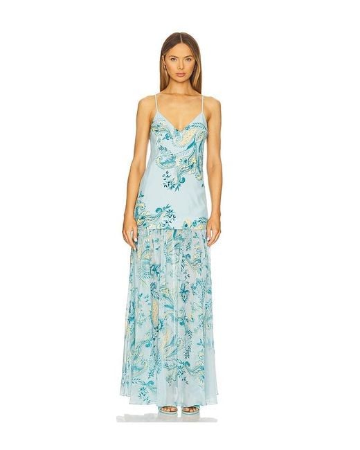 Hemant & Nandita Blue Maxi Dress