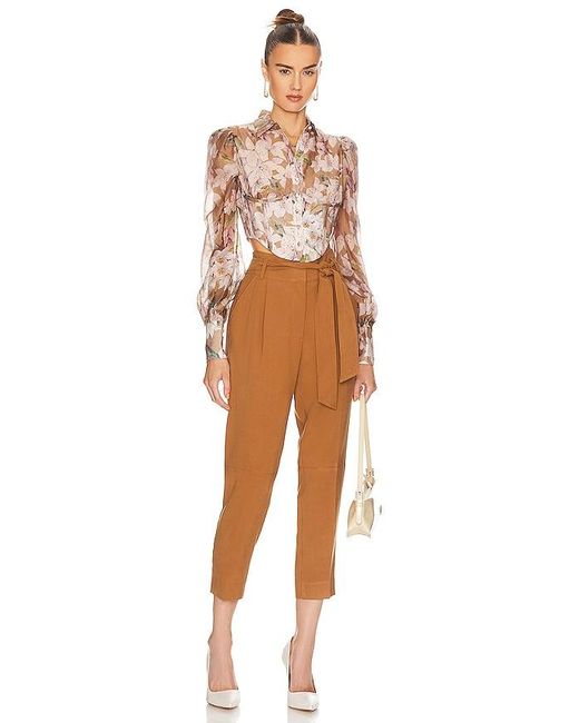 Bardot Brown Valentina Corset Top