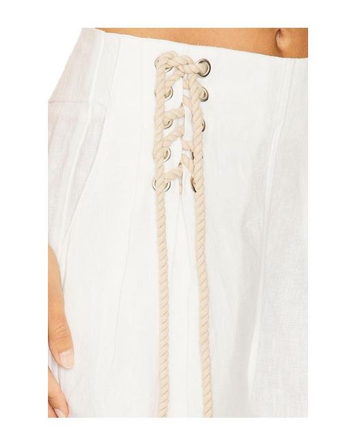JBQ White Hampton Pant
