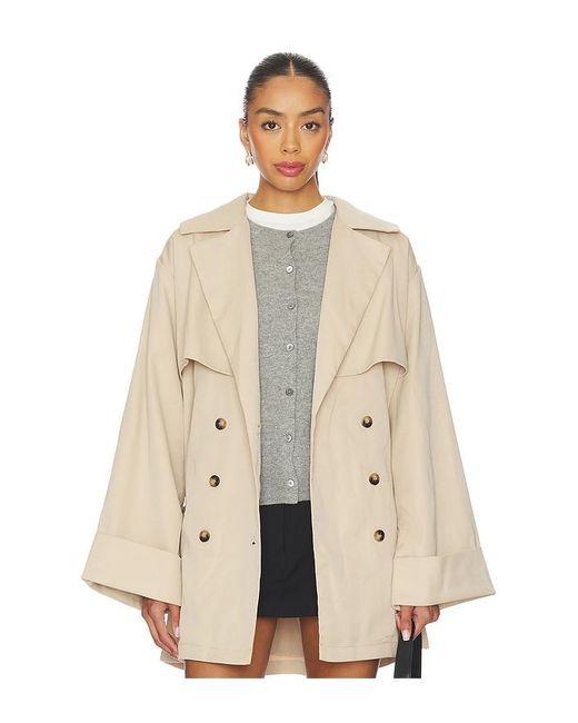 ALL THE WAYS Natural Blaire Trench Coat