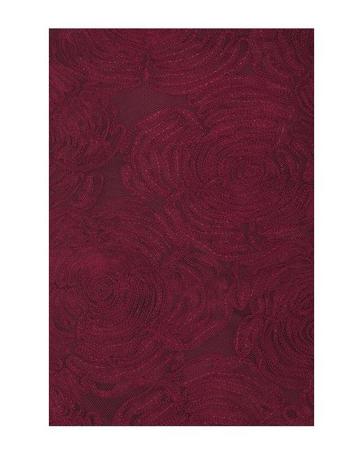 ROTATE BIRGER CHRISTENSEN Purple Flower Mesh Top