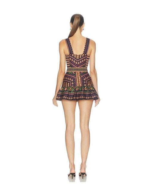 Amanda Uprichard Natural Lena Skort Romper
