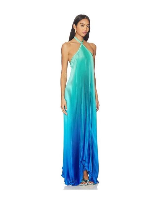 L'idée Blue Deesse Gown
