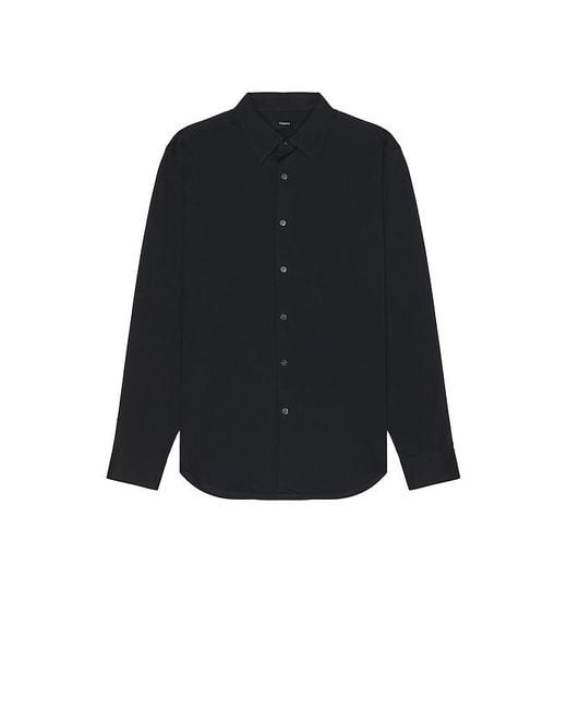 Camisa En Color Negro Talla (También En S, Xxl/2X) Theory de hombre de color Black
