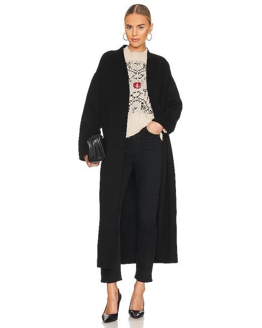 Agolde Black Riley Long Straight Jeans