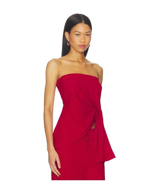 SOVERE Red Aine Top