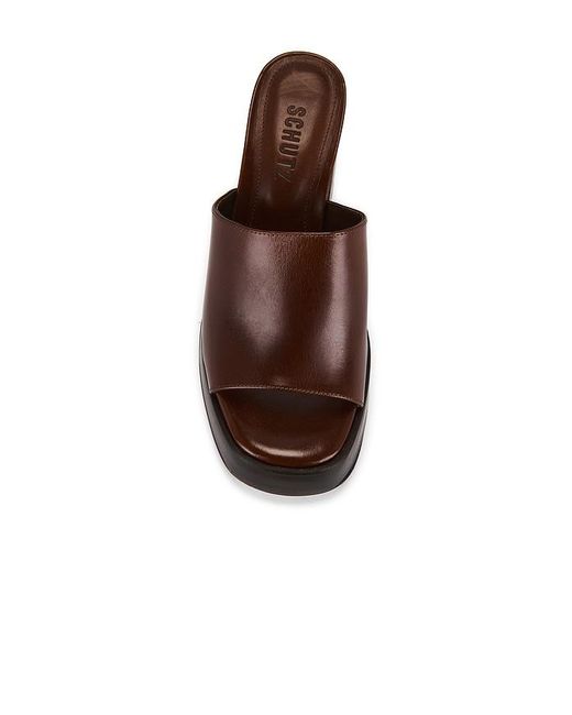 SCHUTZ SHOES Brown Rowan Mule
