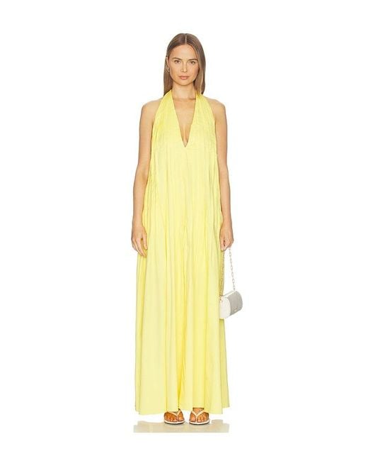 Et Ochs Yellow Blythe Maxi Dress