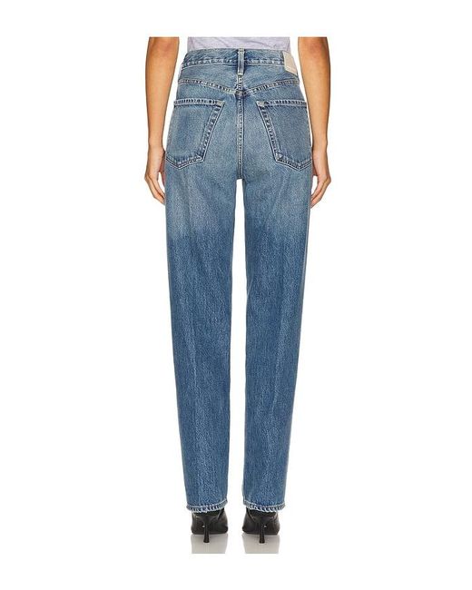 Citizens of Humanity Blue Baretta Relaxed Straight Jeans