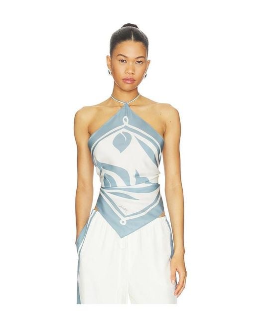 Sir Blue Lilou Scarf Top