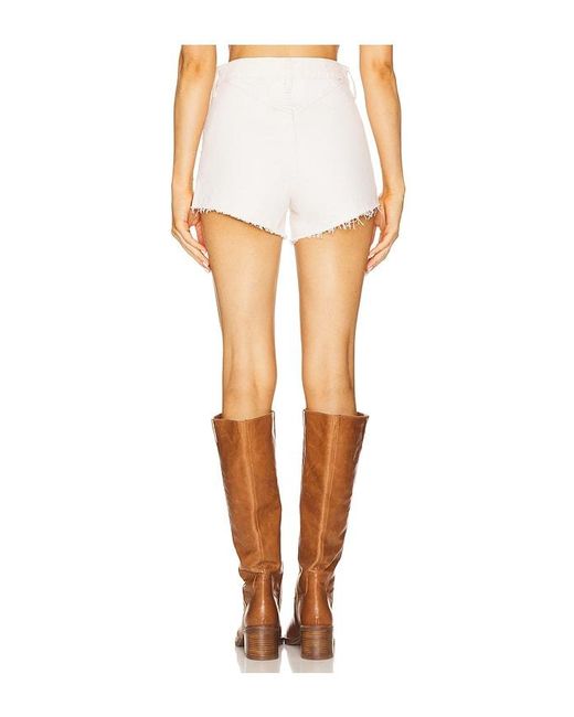 Mother White The Rocky Tomcat Kick Fray Short