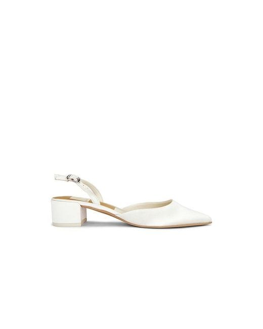 Dolce Vita White Carel Slingback