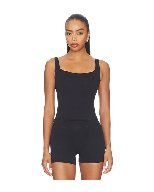 NikeSKIMS Blue Matte Square Neck Tank