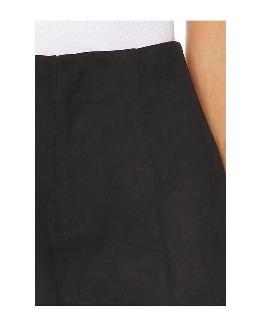 Elodie the Label Black Elodie Hayes Faux Suede Shorts