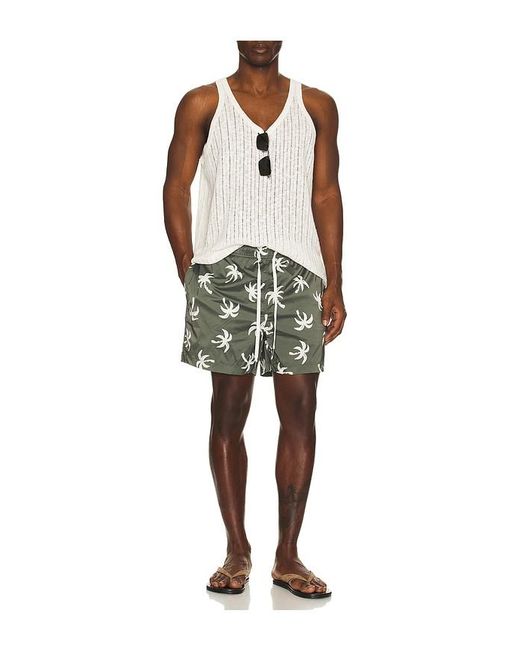 Onia Green Charles 5 Swim Trunk for men