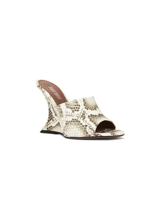 Paris Texas White Nina Mule 105